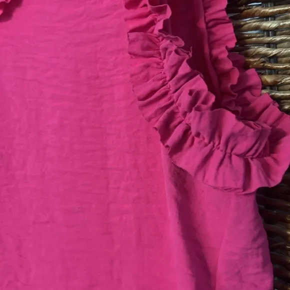 Pink Ruffle Top - Picture 3 of 5